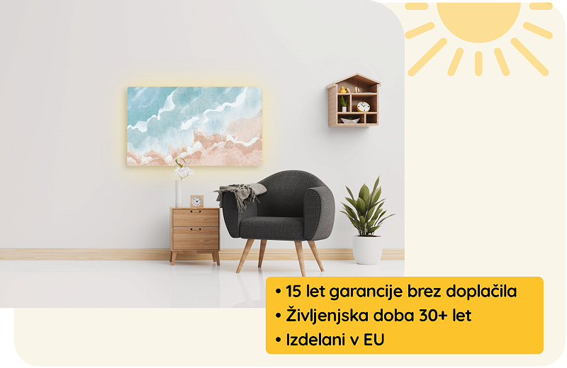 IR paneli MySun, 15 let garancije